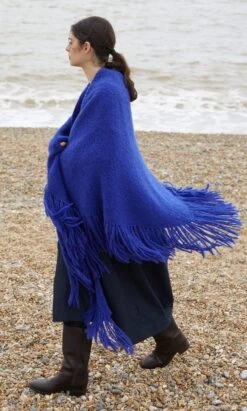 Cobalt Blue Shawl