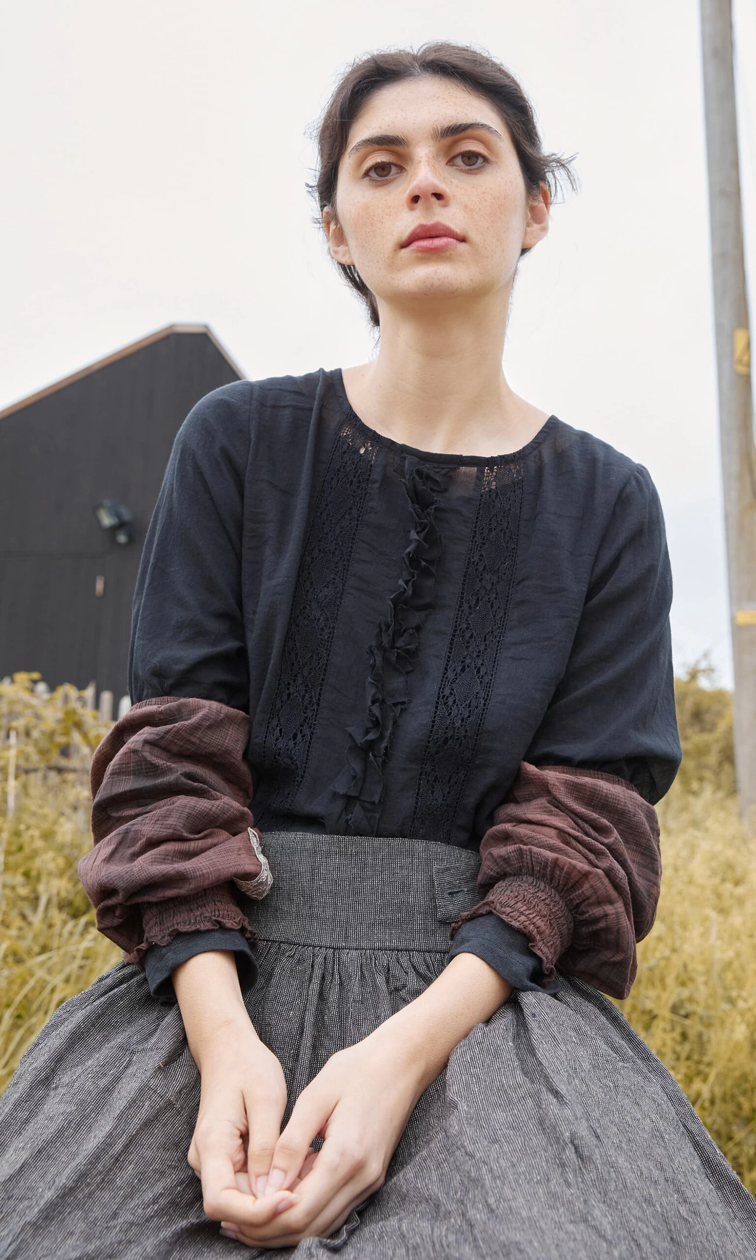 Black Lace Blouse - Image 3