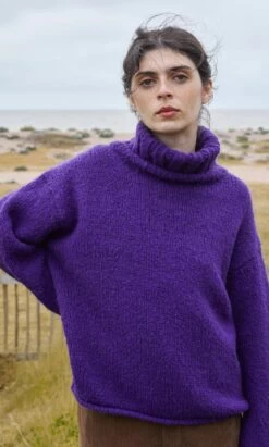 Mira Purple Jumper