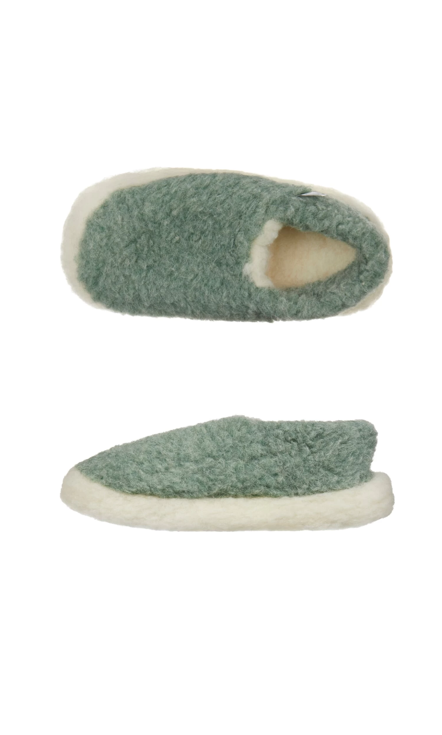 Wool Slippers - Minty - Image 2
